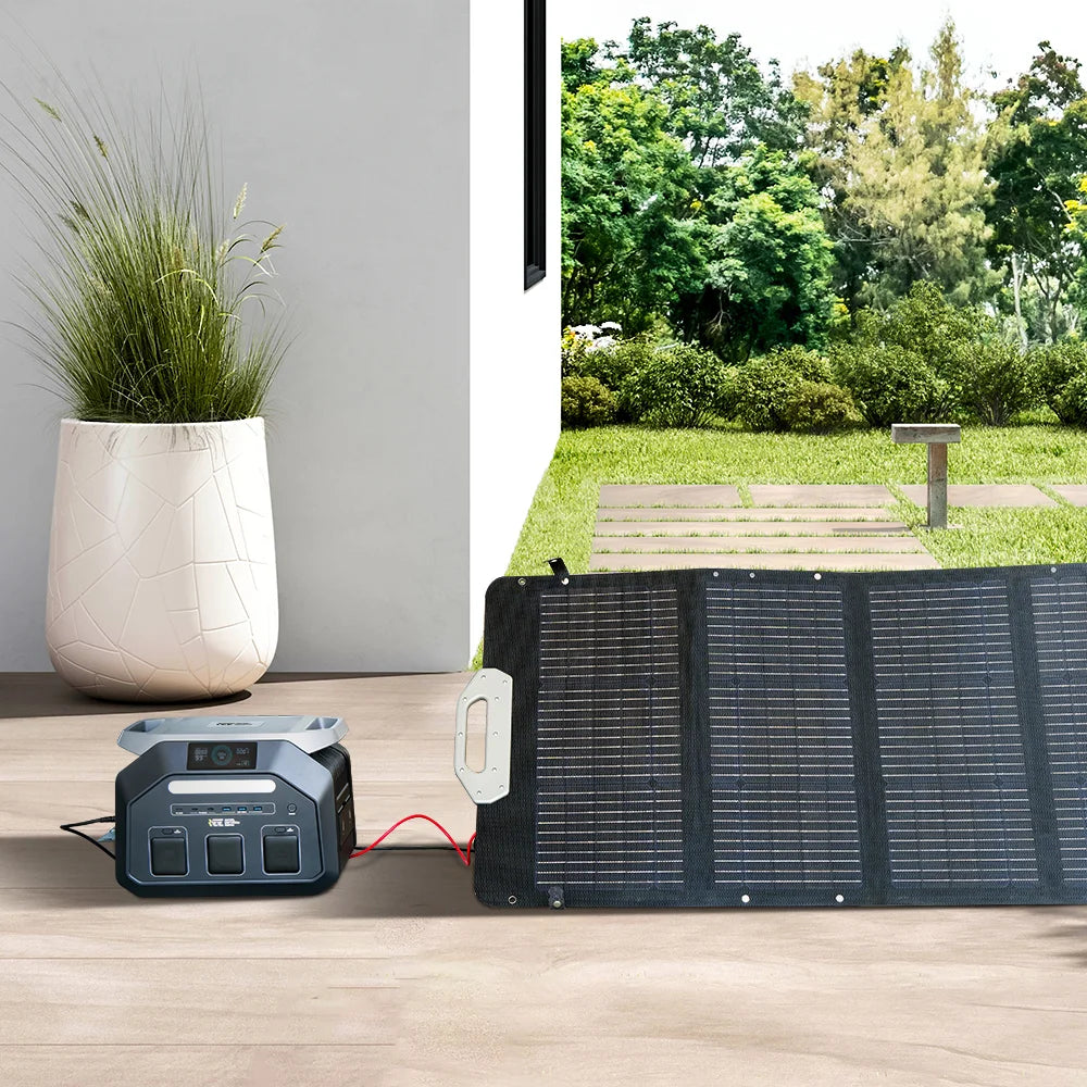 SOLAR RECHARGE SOLAR GENERATOR SAVING MONEY IEETEK P1800