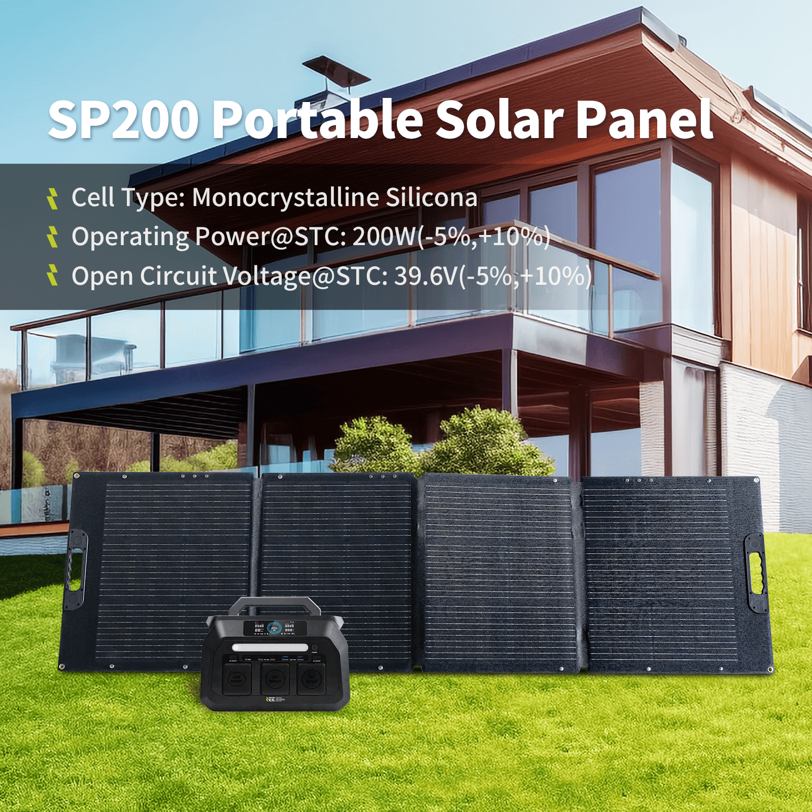 IEETek P800 Portable Power Station|Solar Generator 800W/512Wh LiFePO4