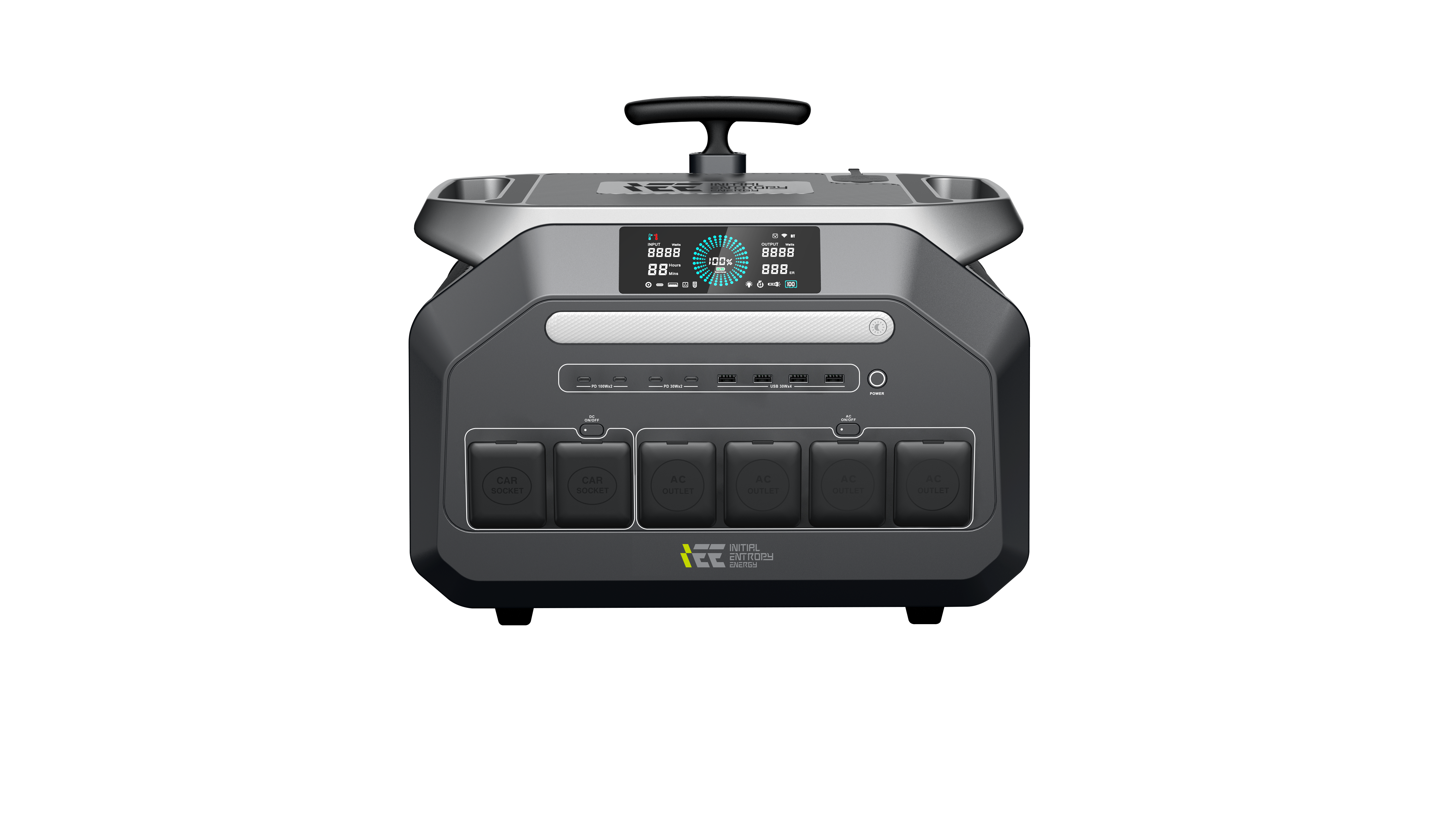 IEETek P3200 Portable Power Station - 3200W/2048Wh LiFePO4 Battery